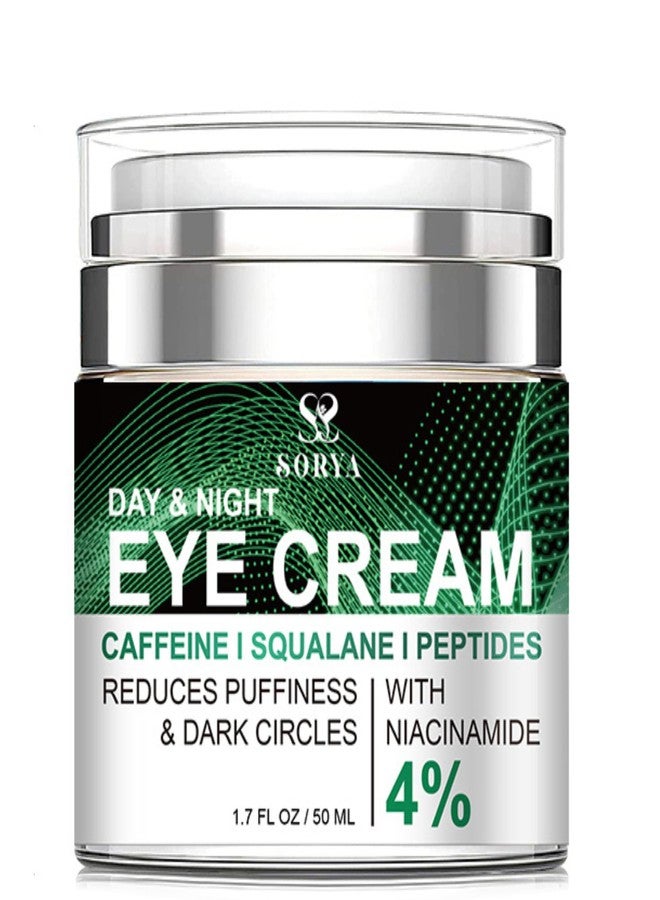 SORYA Caffeine Eye Cream Dark Circles Puffiness, Wrinkles Fine Lines, Under-Eye Bags Anti-Aging Collagen Revitalize Your Look with Our Advanced Formula for a Youthful Glow - Image 1
